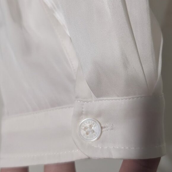 Zadig&Voltaire | Tchin Satin Blouse In Judo White - Picture 13 of 14